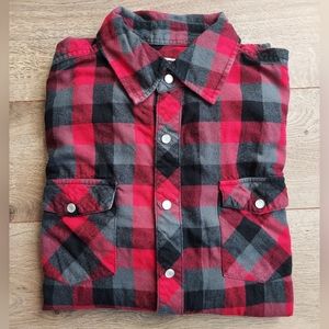 Red and grey flannel